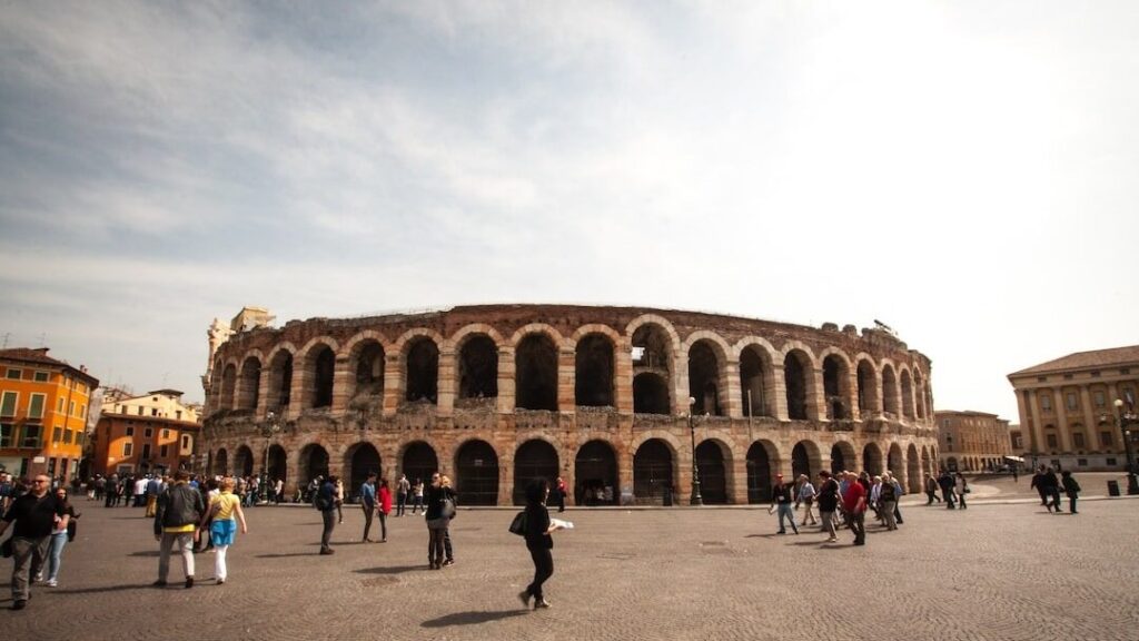 people near Colosseum